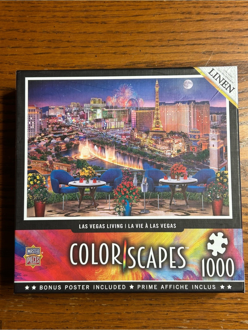 ColorScapes Las Vegas Living 1000-Piece Puzzle by Master Pieces